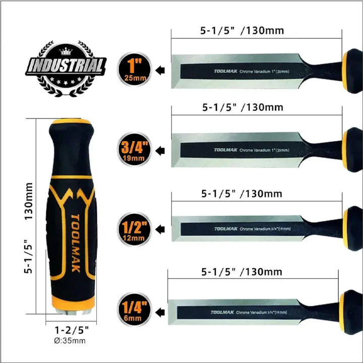 Wood%20Firmer%20Chisel%20Set%204%20PCS%20Blade%20with%20Parkerizing%20for%20Rust%20Protection%20Chrome-Vanadium%20Steel%20Professional%20Heavy%20Duty%20for%20Woodworking%20-%20Image%203