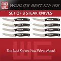 Miracle Blade IV World Class Professional Series 13 Piece Chef's Knife Collection and 8 IV World Class Steak Knives. 