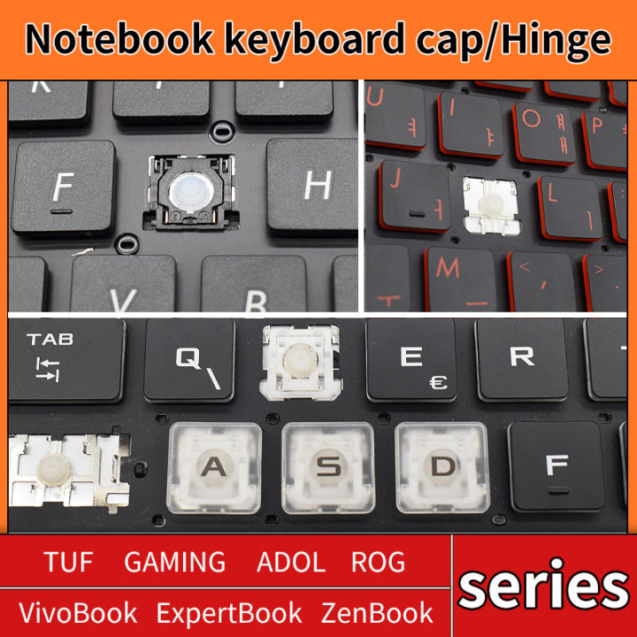 Replacement Keycap Key Cap Rubber Scissor Clip Hinge For Asus Tuf Gaming Vivobook Adol 3740