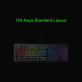 Razer BlackWidow Mechanical Keyboard 2019 Gaming Office 104 Keys RGB Green Switches Wired Keyboard Black. 