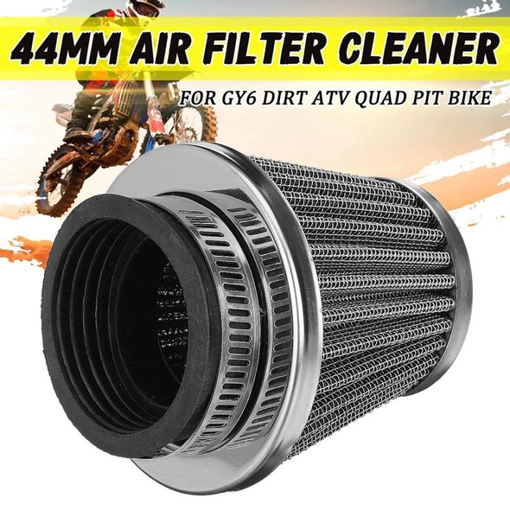 44MM Universal Motorcycle Air Filter Elements Mushroom Head Pod Cleaner Double Foam Cauretor Air Filter Cleaner Intake
