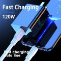 120W Fast Charging Micro USB Cable for Samsung Xiaomi Redmi Huawei Tablet Android Mobile Phone Accessories Charger USB Cable. 