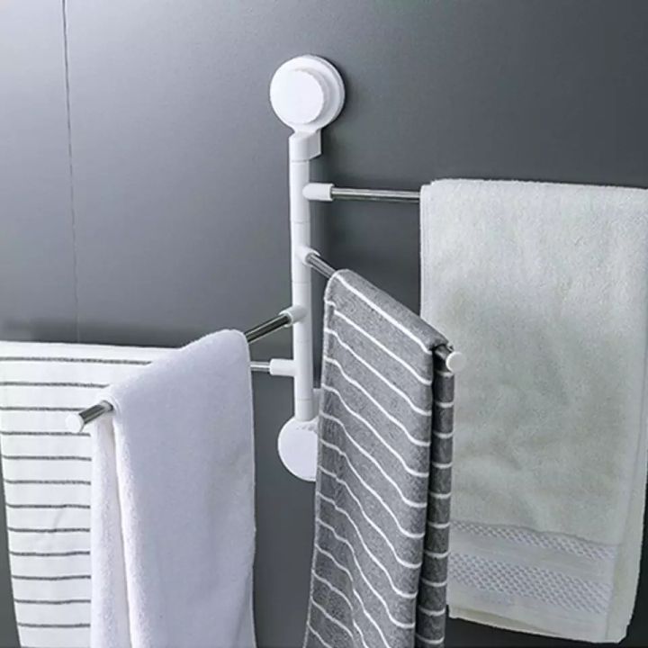 Punching-free%20Towel%20Rack%20360%20Degree%20Rotating%20Towel%20Rack%20Bathroom%20Household%20Towel%20Rod%20Towel%20Rack%20Rotating%20Bathroom%20Kitchen%20Cabinet%20Towel%20Rack%20Shelf%20Towel%20Bar%20Hanging%20Holder%20-%20Image%204
