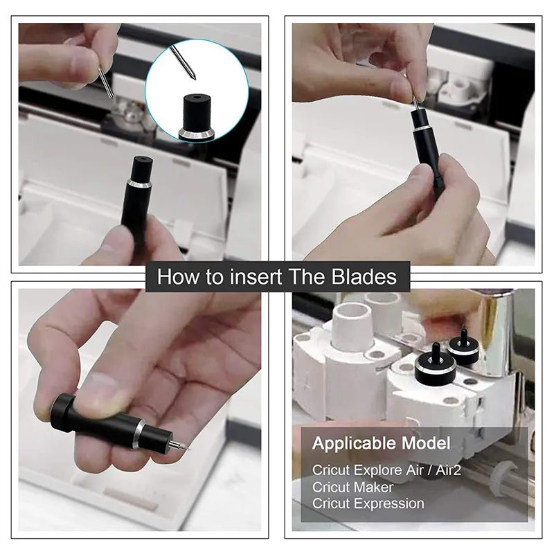 40Pcs Cutting Blades for Cricut Explore Air/Air 2/Maker Expression