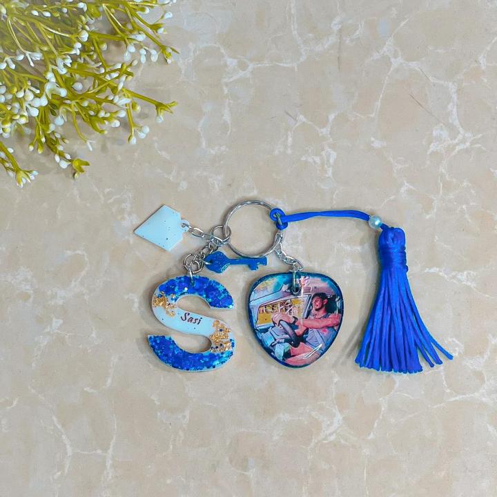 Key tag with Photo Tag for couples, girls and boys | Gift