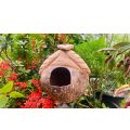 Coconut Husk LOVE BIRD Nest ARCH Door Weaver Bird (වී කුරුල්ලා) Nest Paddy Bird Nest  Squirrel (ලේනා) cage Coconut Shell Natural Bird House Outdoor coco cage Pol Leli Kurulu Kuduwa Lena Kuduwa And can be use for Restaurants,Hotel decoration. 