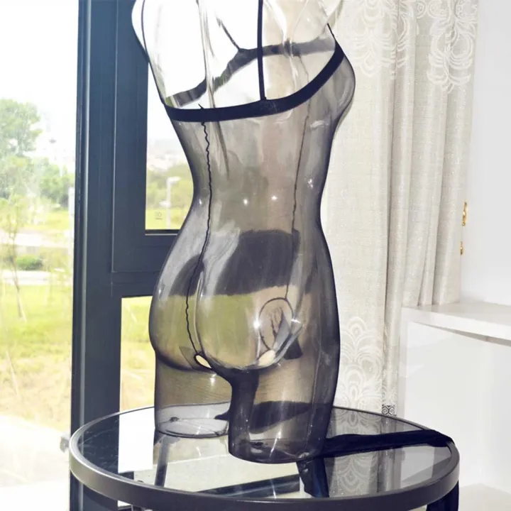 Sissy%20Men%20Halter%20Strap%20Rope%20Sleeveless%20Bodysuit%20Ultra%20Thin%20Full%20See%20Through%20Romper%20Open%20Underwear%20Lingerie%20-%20Image%202