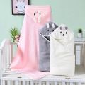 Baby Infant Bath Towels Baby Cartoon Coral Fleece Towel Newborn Baby Blanket with Hood Baby Bathrobe Infant Babys Stuff. 