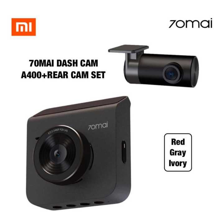 70MAI Dash Cam A400 + Rear Cam Set | Daraz.lk
