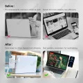 HXSJ Magnetic Phone Holder for Laptop, Adjustable Desktop Monitor Laptop Phone Side Mount,Foldable Computer Monitor Expansion Bracket. 