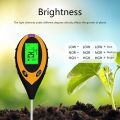 4 In 1 Soil PH Meter Sunlight PH Tester Garden Flowers Soil Moisture Sensor Meter Plants Acidity Humidity PH Monitor Detector. 