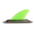 KOKKO Surf & SUP Single Fin Detachable Center Fin 7.36inx5.59in Replacement Quick Release Paddle Board Fin For Longboard, Surfboard And Paddleboard. 