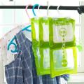 2 pcs Hangable Wardrobe Moldproof Moisture Proof Dehumidification Bag Moisture Absorbing Bag Closet Dehumidizer Eco Friendly. 