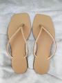 Ladies Plain Flat Sandals for Casual Wear-Ladies slippers. 