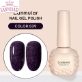 New Lanmuiar NEW 10ml Nail Polih et Green Pink Glitter Gel Varnihe Kit oak Off UV LED Gel emi Permanent Nail Art Bae Gel Top Coat et. 