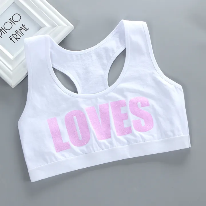 Black/White%20Kids%20Bra%20For%20Girls%20Letters%20Love%20Printed%20Teen%20Girl%20Training%20Bras%20Puberty%20Underwear%20Adolescent%20Vest%20Children%20Tank%20Tops%20-%20Image%203