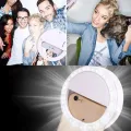 USB Charge Selfie Flash LED Camera Phone Photography Ring Light for Phones Tablets QJY99   Crystal Digital Rechargeable Selfie Ring Light Night LED Selfie Flash Light for Smartphones. 
