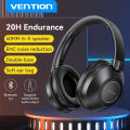 Vention Sound Mate S11 Wireless On Ear Headphone Bluetooth 5.3 40mm Driver Portable Headset with 3.5mm Audio Cable On-Ear Gaming Headphone. 
