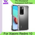 REDMI 10 shockproof transparent back cover for redmi 10. 