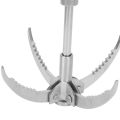 Folding Grappling Hook Semi Automatic Opening Grappling Hook with Claw for Outdoor Field Survival Activities. 