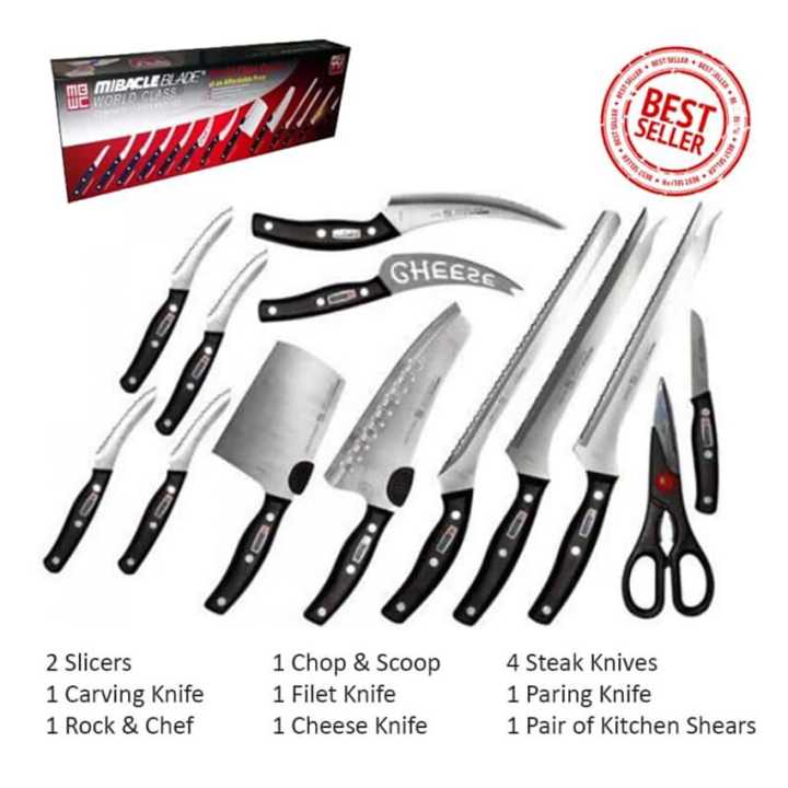 Miracle Blades World Class Complete 13-Piece Knifes Set