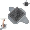 Lazy Foot Scrubbing Brush, Shower Foot Scrubber Mat with Nonslip Suction Cups Shower Foot Cleaner Feet Cleaner Washer Brush Foot Dead Skin Callus Remover Foot Massager Mat for Men and Women. 