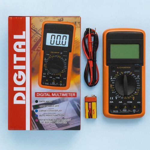 DT9205A Digital Multimeter with Large LCD Display for Accurate Voltage ...