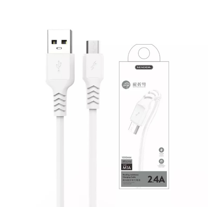 SENDEM USB Fast Charge Micro USB 2.4A Charging Cable Micro / Type-C / Lightning