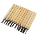 12pcs Professional Wood Carving Chisel Hand Tool Set For Basic Detailed Carving Woodworkers Gouges. 