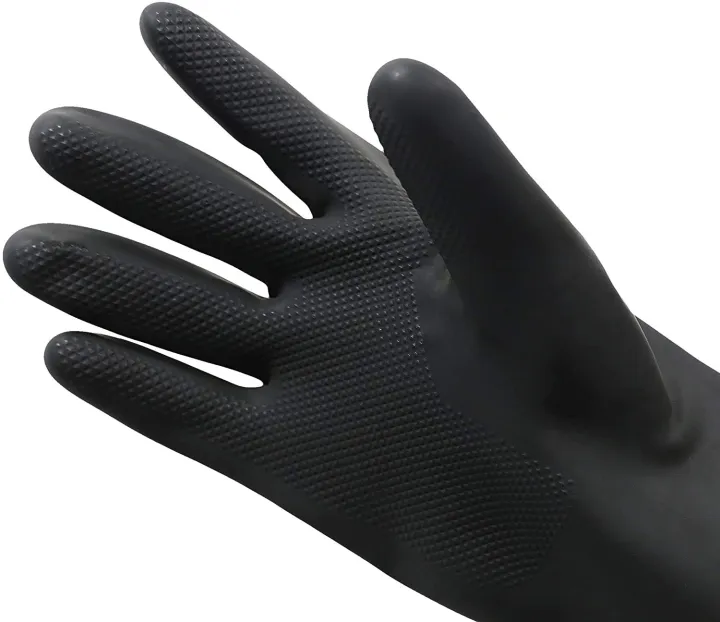 Reusable%20Gardening%20Dishwashing%20Scrubbing%20Cleaning%20Gloves%20Rubber%20Gloves%20(9-9%201/2)%20Black%20-%20Image%205