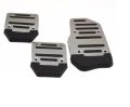 【black】 Car pedal modification universal metal brake pad clutch accelerator accessories. 