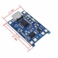 1PCS 5V 1A Micro USB 18650 type-c Lithium Battery Charging Board Charger Module+Protection Dual Functions TP4056 18650. 
