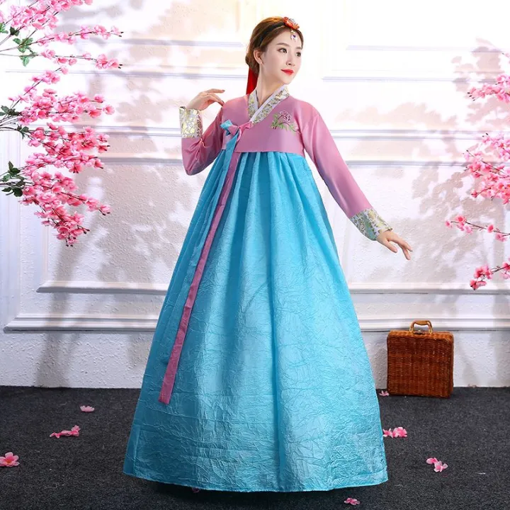 New%20Spring%20and%20Summer%20Daily%20Work%20Hanbok%20Korean%20Ancient%20Costume%20Dancing%20Dress%20Korean%20Clothing%20Da%20Changjin%20Hanbok%20Women%20-%20Image%203