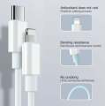Genuine Apple 20W PD USB C to Lightning Cable For iPhone 14 13 12 11 Pro Xs Max XR 8 Plus Fast Charging Data Cable. 