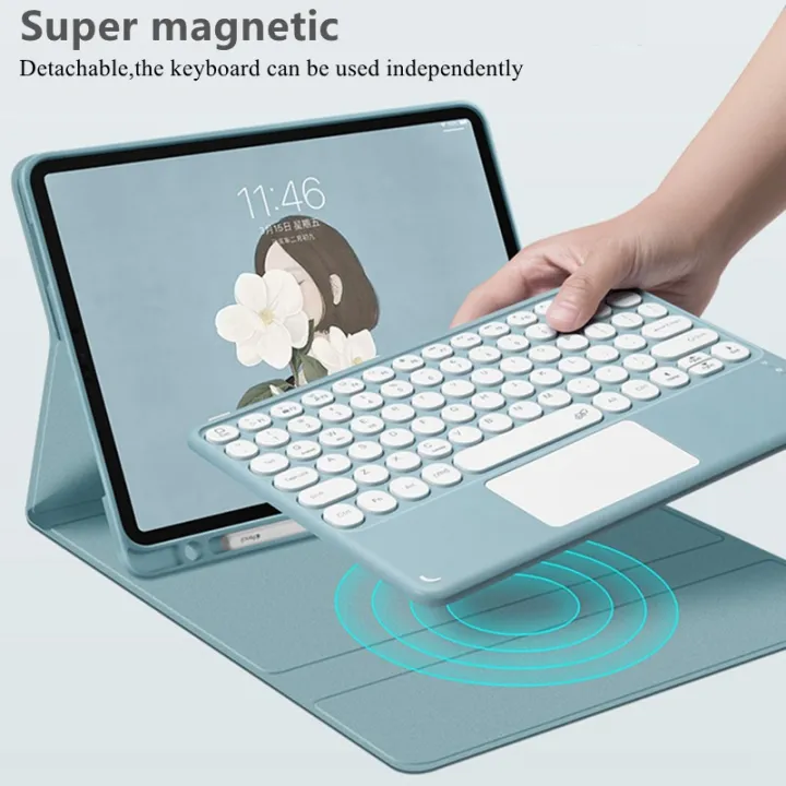 Wireless%20Magic%20Keyboard%20for%20iPad%20Pro%20Case%2011%202024%20Russian%20Spanish%20Korean%20Arabic%20Hebrew%20Thai%20Bluetooth%20Keyboard%20-%20Image%202