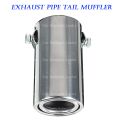 Car Chrome Stainless Steel New Exhaust Pipe Tail Muffler. 