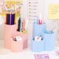 Hexagon pen holder creative fashion cute storage box desktop honeycomb storage box cosmetic plastic pen barrel female. 