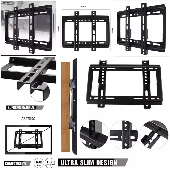 Universal%20Thin%2025KG%2014%20-%2042%20Inch%20TV%20Wall%20Mount%20Bracket%20For%20LCD%20LED%20PDP%20Monitor%20-%20Image%202