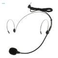 3X 3.5mm Right Angle Telescopic & Foldable Head-mounted Headset Microphone. 