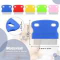 Pet Hair Cleaner Lice Comb Brushes Stainless Steel Lice Cleaner Dog Comb Pet Hair Fur Grooming Brush Fine Egg Dust Nit Removal Cat Dog SuppliesPet Accessory Pet Flea Anti Flea. 