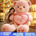 100cm Big I LOVE YOU Teddy Bear Plush Toy Lovely Huge Stuffed Soft Bear Doll Lover Bear Kids Valentine's Day Gift For Girlfriend. 