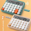Flexible Keyboard Calculator Office 12 Ins Goddess Mechanical Computer Cute Voice High Beauty. 