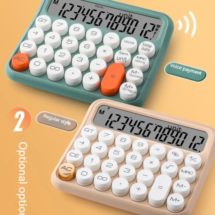 Flexible%20Keyboard%20Calculator%20Office%2012%20Ins%20Goddess%20Mechanical%20Computer%20Cute%20Voice%20High%20Beauty%20-%20Image%204