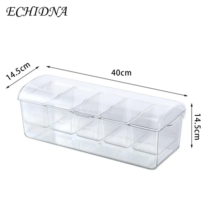 Ice%20Box%20with%20Divided%20Format%205%20Compartment%20Fridge%20Ice%20Box%20with%20Lid%20for%20Salad%20Fruit%20Vegetable%20Storage%20Transparent%20Detachable%20Container%20for%20Picnic%20Spice%20Buyers'%20Choice%20Fruit%20Vegetable%20Crisper%20-%20Image%204