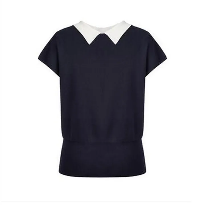 Official%20Website%20Counter%20Girdear%20New%20Women's%20Clothing%202024%20Summer%20Lapels%20Ice%20Silk%20Knitted%20polo%20Shirt%20Half%20Sleeve%20T-shirt%20-%20Image%208