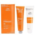 Wella Professionals wnsc Creatine Straight (N) for Normal to Resistant Hair Straightening Cream and Neutralizer Single Application Kit 200 ml. 