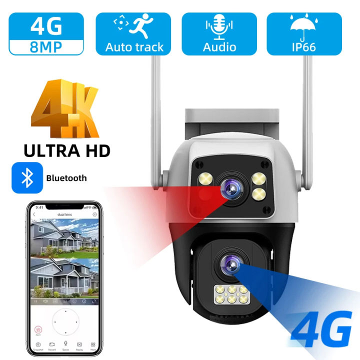 ITECH%204K%208MP%204G%20SIM%20Camera%20Dual%20Lens%20Outdoor%20Waterproof%20360%C2%B0%20Human%20Detect%20Video%20Surveillance%20CCTV%20Security%20Protection%20PTZ%20Cameras%20Q13%20-%20Image%205