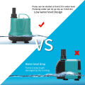 Bottom Suction Pump, 25W Multi Purpose Submersible Water Pump Quiet Easy To Clean for Fish Tank for Pond. 