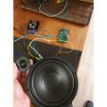 2Pcs Tweeter 1.5Inch 6Ohm 30W Dome Silk Film Tweeter Hifi Treble Speaker Audio Loudspeaker with Heatsink. 