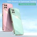 High Quality Plating Silicone Phone Case for Samsung Galaxy M32 4G Coque Straight edge Soft Back Cover. 